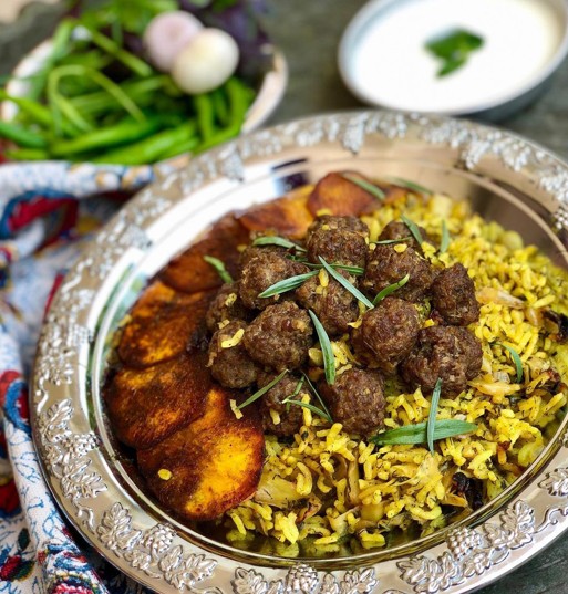طرز تهیه كلم پلو شیرازی