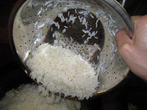 طرز تهیه برنج آبکش